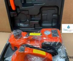 5 Ton Electric Car Jack Kit with Impact Wrench Combo Kit